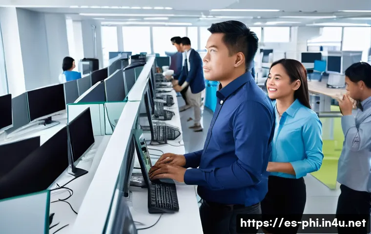 필리핀 경제 성장과 과제 - **Prompt 1: The Heart of the Digital Economy in the Philippines**
"A vibrant and bustling scene ...